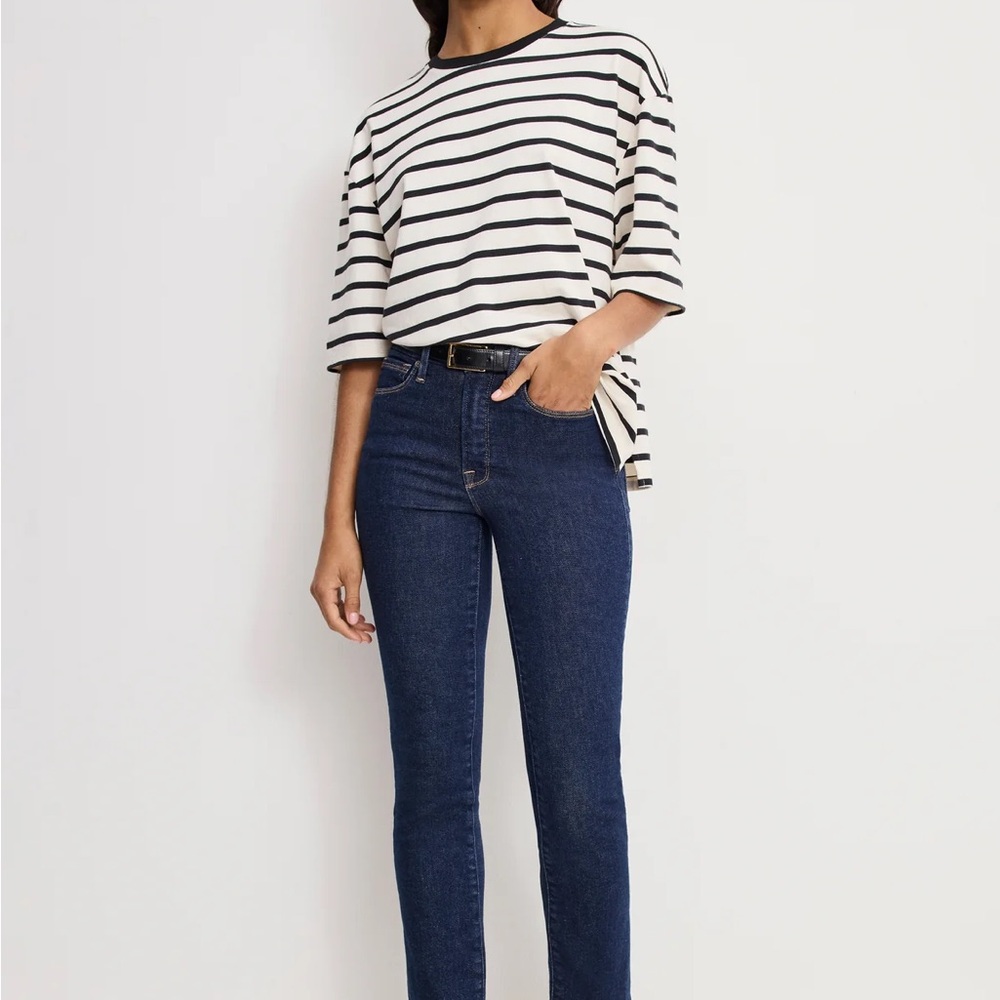 Good American Good Legs Straight Jeans